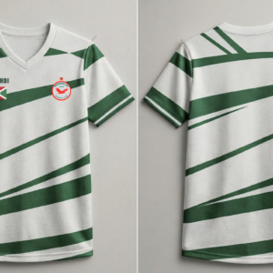 burundi cangato white and green jersey